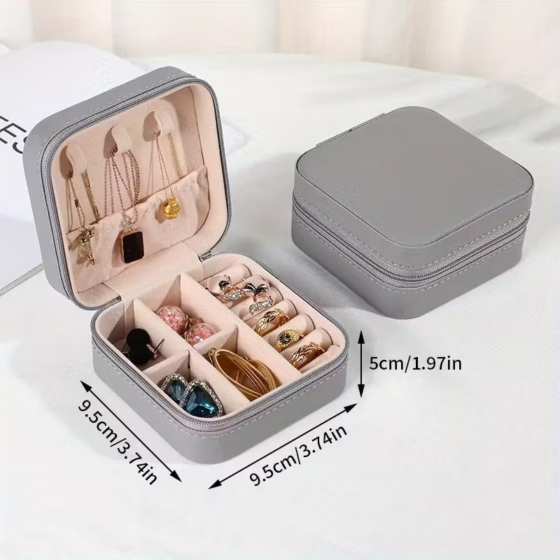 Organizer Bag, Perfect for Storing Various Travel Items Like Jewelry - a Portable Mini Travel Storage Box That Can Hold Necklaces, Earrings, And Ring Jewelry Boxes - an Ideal Gift for Women, Perfect for Valentine'S Day.