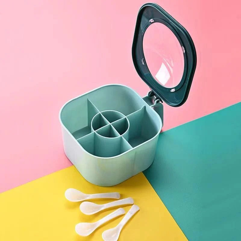 Hot selling Ready to Ship Kitchen Multi Layer Seasoning Frame Combination Salt Pot Kitchen Household Goods Seasoning Box