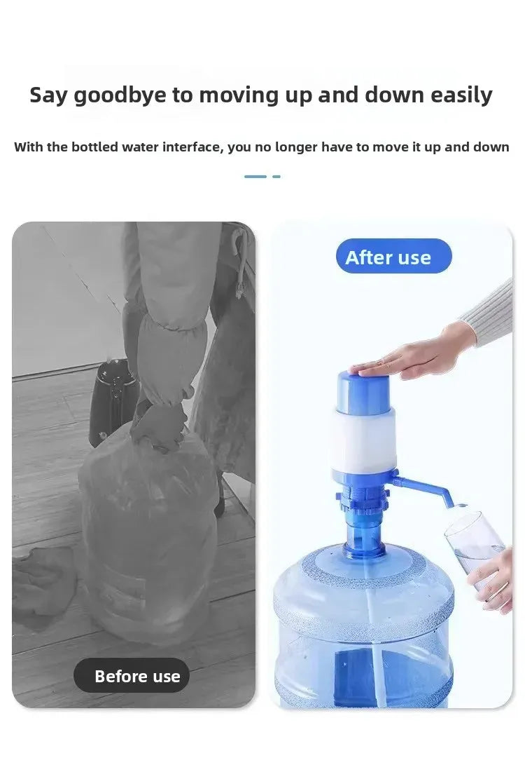 Manual Hand Press Water Dispenser Pump – Universal Mineral Water Bottle Pump for 19L Bottles | Easy Drinking Water Dispenser for Home, Office & Outdoor Use