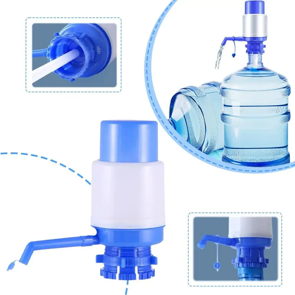 Manual Hand Press Water Dispenser Pump – Universal Mineral Water Bottle Pump for 19L Bottles | Easy Drinking Water Dispenser for Home, Office & Outdoor Use