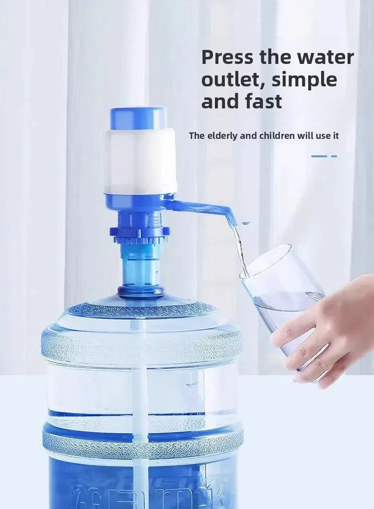 Manual Hand Press Water Dispenser Pump – Universal Mineral Water Bottle Pump for 19L Bottles | Easy Drinking Water Dispenser for Home, Office & Outdoor Use