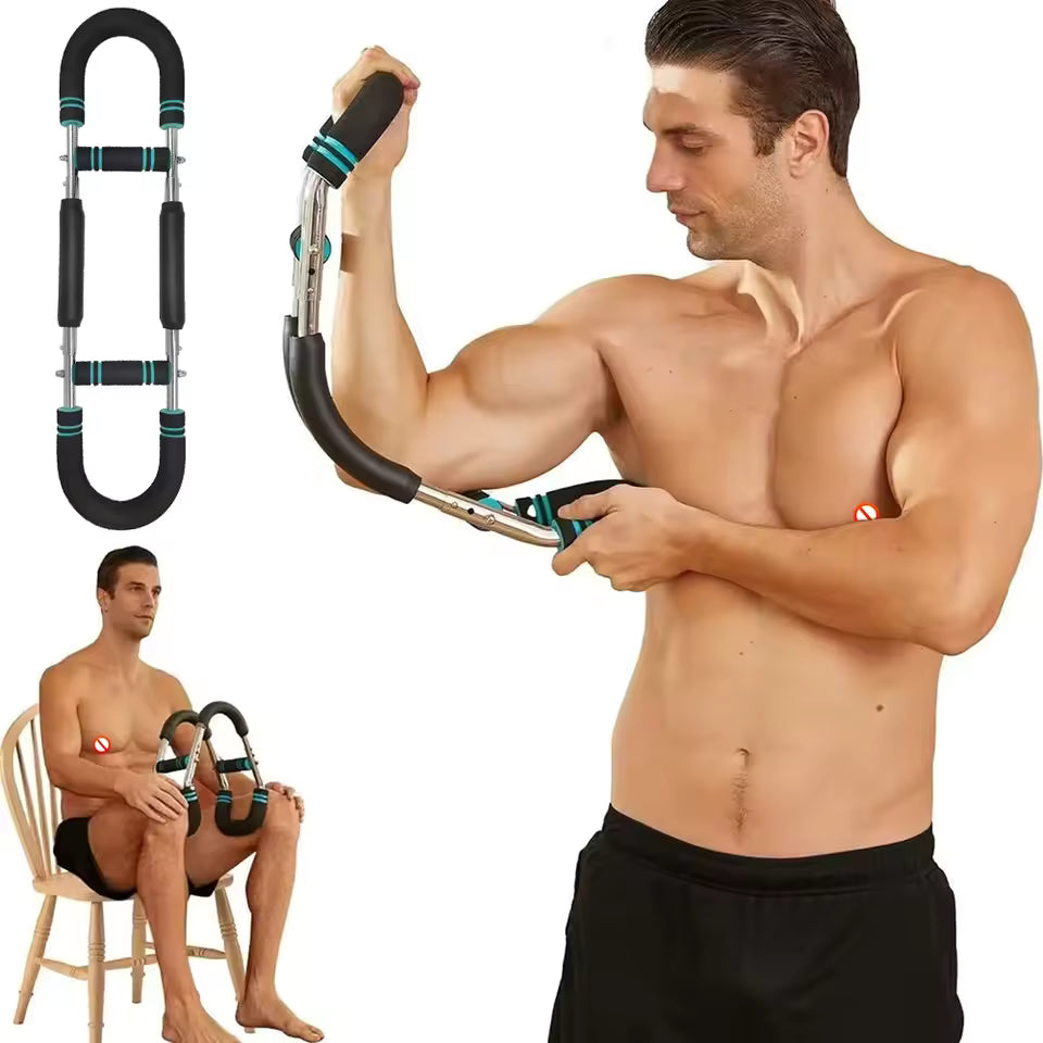 Twister Arm Trainer Adjustable Twister Arm Chest Exerciser & Training Poster for Men & Women Enhancing Upper Body Muscle