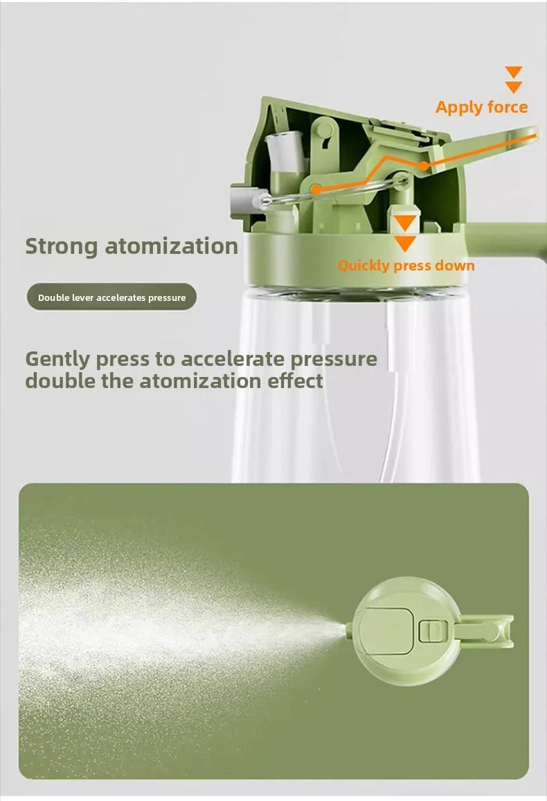 500ml Kitchen Glass Oil Spray Bottle for BBQ Baking Picnic Refillable Mist Dispenser for Cooking Olive Oil Vinegar