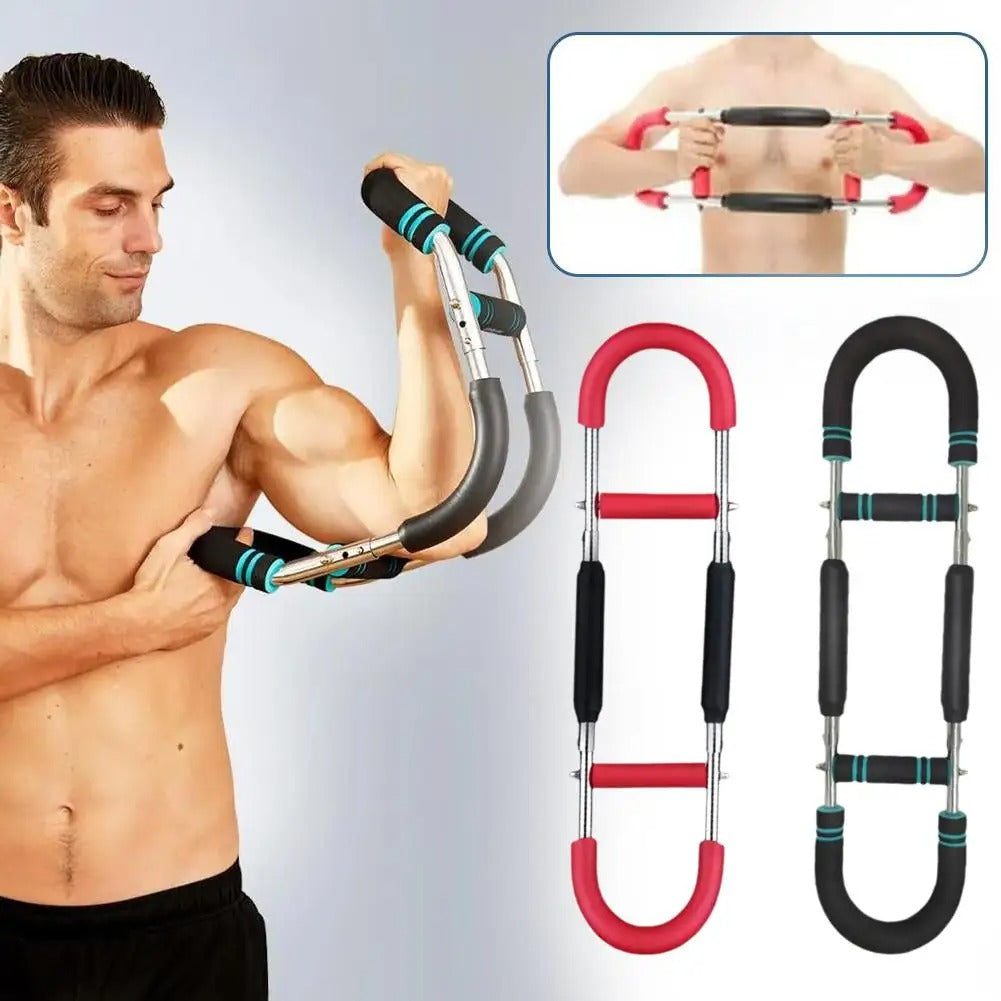 Twister Arm Trainer Adjustable Twister Arm Chest Exerciser & Training Poster for Men & Women Enhancing Upper Body Muscle
