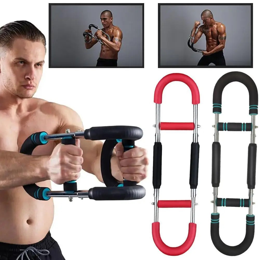 Twister Arm Trainer Adjustable Twister Arm Chest Exerciser & Training Poster for Men & Women Enhancing Upper Body Muscle