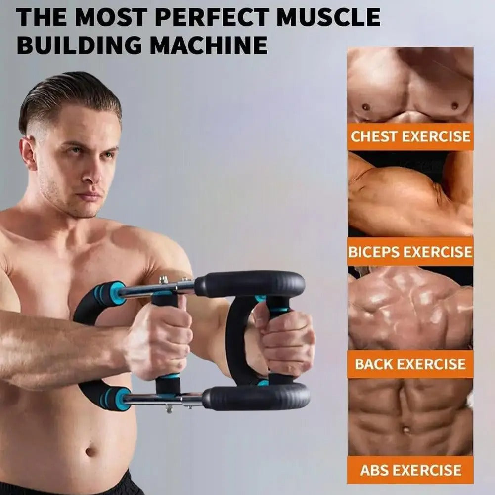 Twister Arm Trainer Adjustable Twister Arm Chest Exerciser & Training Poster for Men & Women Enhancing Upper Body Muscle