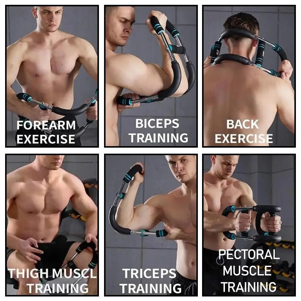 Twister Arm Trainer Adjustable Twister Arm Chest Exerciser & Training Poster for Men & Women Enhancing Upper Body Muscle
