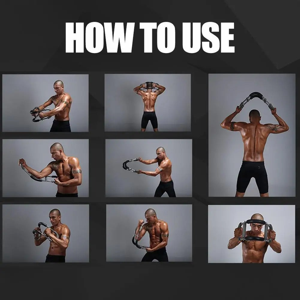 Twister Arm Trainer Adjustable Twister Arm Chest Exerciser & Training Poster for Men & Women Enhancing Upper Body Muscle