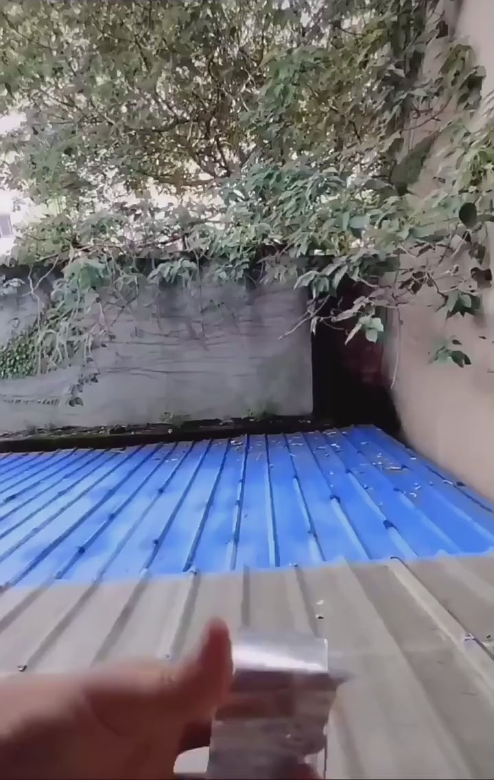 Heavy-Duty Butyl Waterproof Tape – Ultra Sticky Aluminum Foil Repair Tape for Roof Leaks, Wall Cracks, and Gutter Sealing – Easy-to-Use, Weather-Resistant Super Fix Tape for Durable Waterproofing