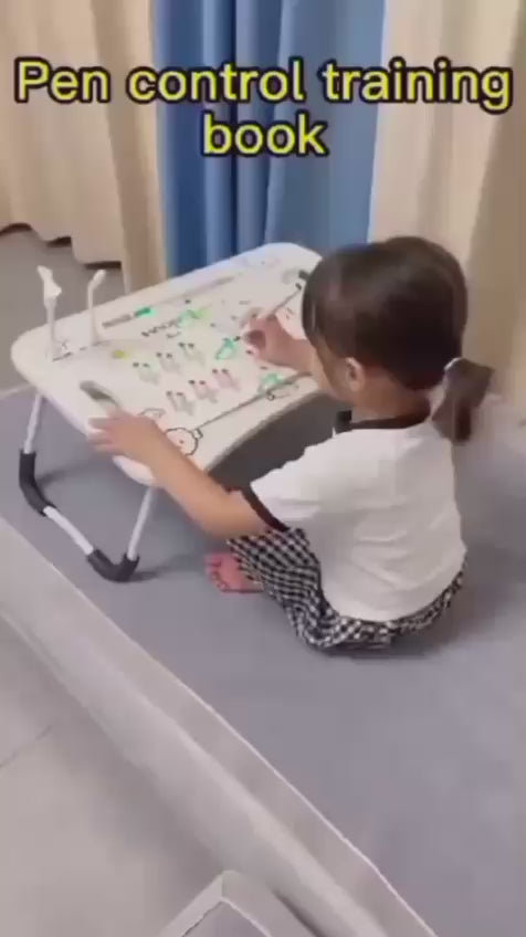 64 Sheets Preschool Handwriting Workbook For Early Writing Skills Erasable Tracing Paper For Kids Toddler 3-6 Years Old 195F