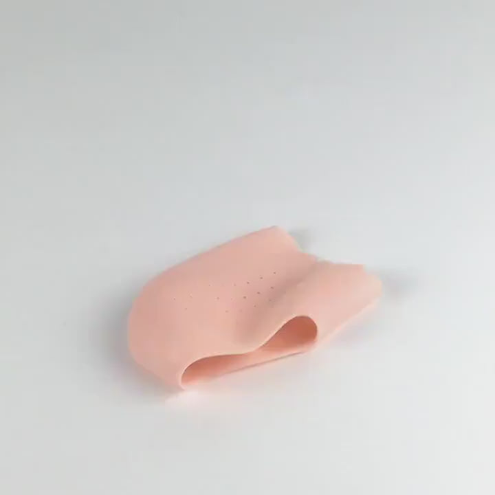 Silicone foot anti skid abrasion anti dry crack heel pad relieve pain heel protection sleeve