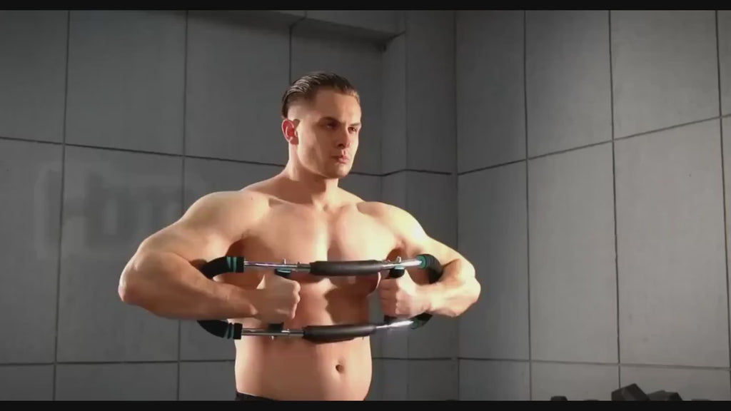 Twister Arm Trainer Adjustable Twister Arm Chest Exerciser & Training Poster for Men & Women Enhancing Upper Body Muscle