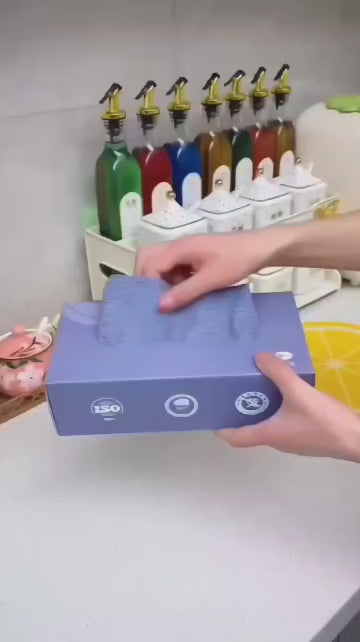 20pcs Microfiber Pull Out Disposable Kitchen Towels Super Absorbent Microfiber Cleaning Cloths for Dishwashing Multi Surface