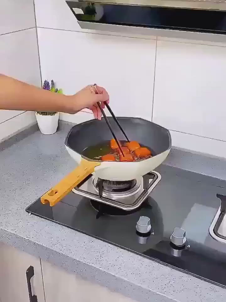 Stainless Steel Deep Frying Tongs With Strainer Fry Kitchen Utensil Homeware