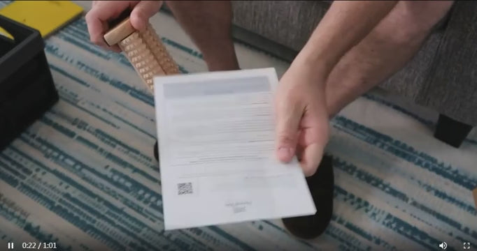 Wooden Foot Massager Roller – Dual Massage Control, Classic Natural Wood Design for Stress Relief & Daily Relaxation