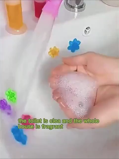 Fresh Flower Power Toilet Bowl Cleaner Gel - Concentrated Gel Formula, Lime Scale & Stain Remover, Deodorizing Gel for Long-Lasting Freshness, for Toilets, Easy-to-Use Toilet Bowl Cleaner (Lemon Scent)