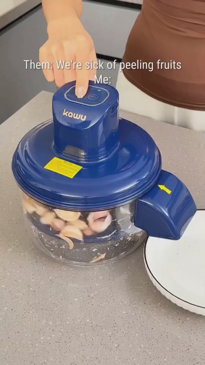 Electric Fruit and Vegetable Peeler Automatic Small Fruit Peeling Tool Smart Grape Peeler Kitchen Peeling Gadget