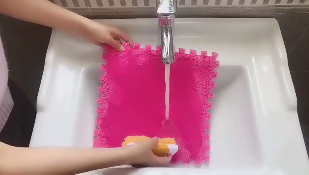 Soft Plush Warm Carpet Baby Play Mat Baby Bedroom Patchwork Carpet EVA Foam Interlocking Sports Floor Tiles Baby Warm Game Mat