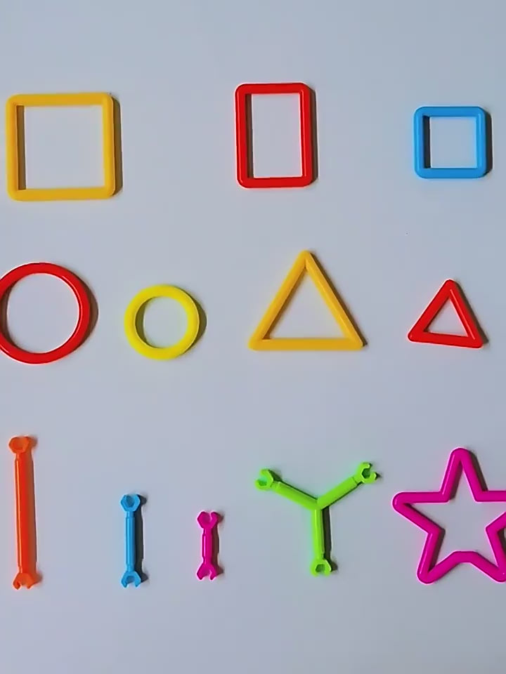 Children's Plastic Stick-Shaped Splicing Building Blocks DIY Play Fun Toys