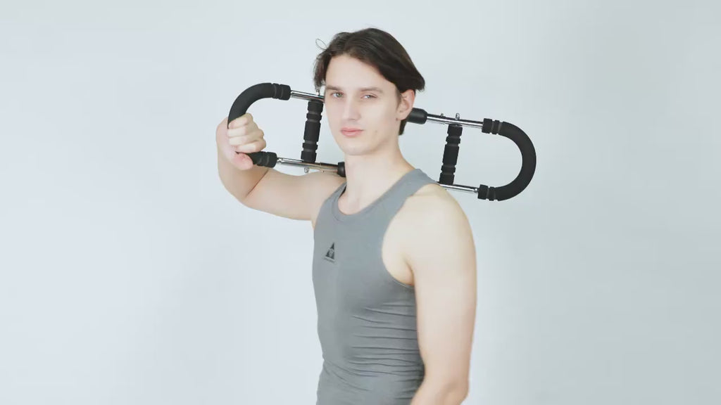 Twister Arm Trainer Adjustable Twister Arm Chest Exerciser & Training Poster for Men & Women Enhancing Upper Body Muscle