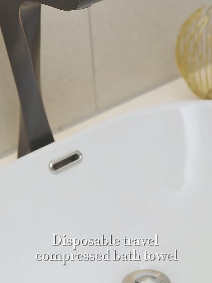 Enlarge and Thicken Disposable Compressed Bath Towel Travel Hotel Salon Spa Compressed Bath Towel