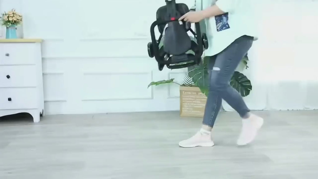Baby Walking Artifact Baby Stroller One-click Collection Lightweight Folding Baby Cart Can Be Put on The Plane