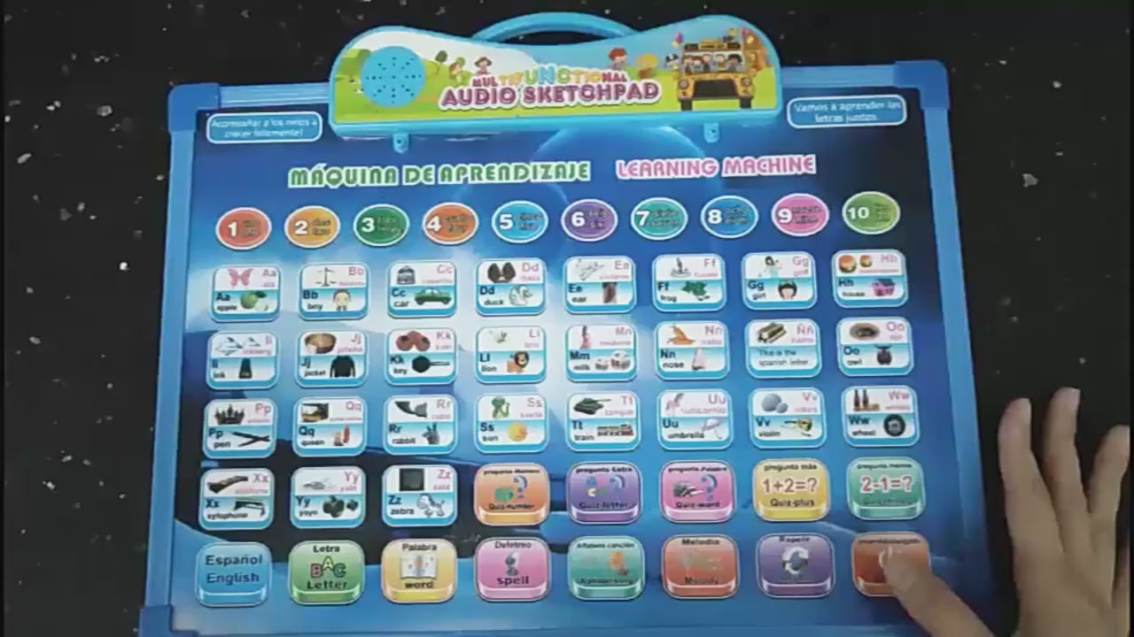 Popular Arabic English Learning Machine Pad Toy Kids Electronic Islamic Quran Point Read Letters Story Early Educational Tablet