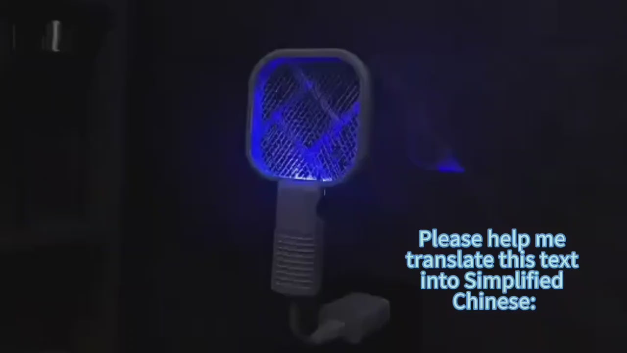 Pest Control USB Mosquito Swatter Trap Electric Shock Mini Fly Bug Zapper UV Light Portable Insect Racket Bedroom