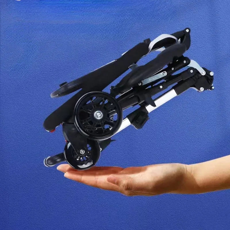 Baby Walking Artifact Baby Stroller One-click Collection Lightweight Folding Baby Cart Can Be Put on The Plane