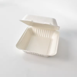 Biodegradable food container Compostable clamshell container Sugarcane bagasse food box Eco-friendly disposable containers Natural compostable takeout boxes Biodegradable clamshell box Sugarcane-based food packaging Compostable food packaging Eco-friendly takeout boxes Biodegradable sugarcane containers