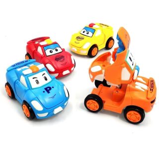 2 In 1 Impact Deformation Robot Toy Novelty Cartoon Children's Toys Car Transformation Form Toy Inertia Deformation Toy Car Gift