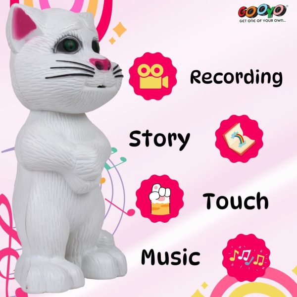 Electronic Pet Talking Toy Cat For Kids

Multifunction & Features: This talking cat toys for kids is popular and easy to play