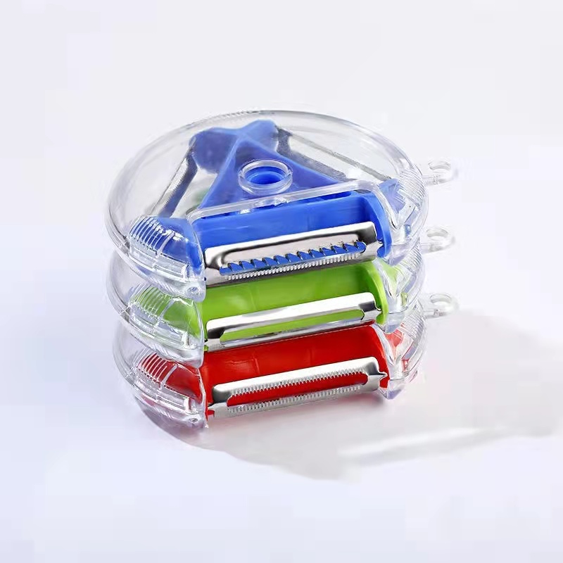 Kitchen 3 in 1 Multi-purpose Rotary Peeler Stainless Steel Potato Peeler Slicer Grater Fruit Peeler Vegetable Shredder