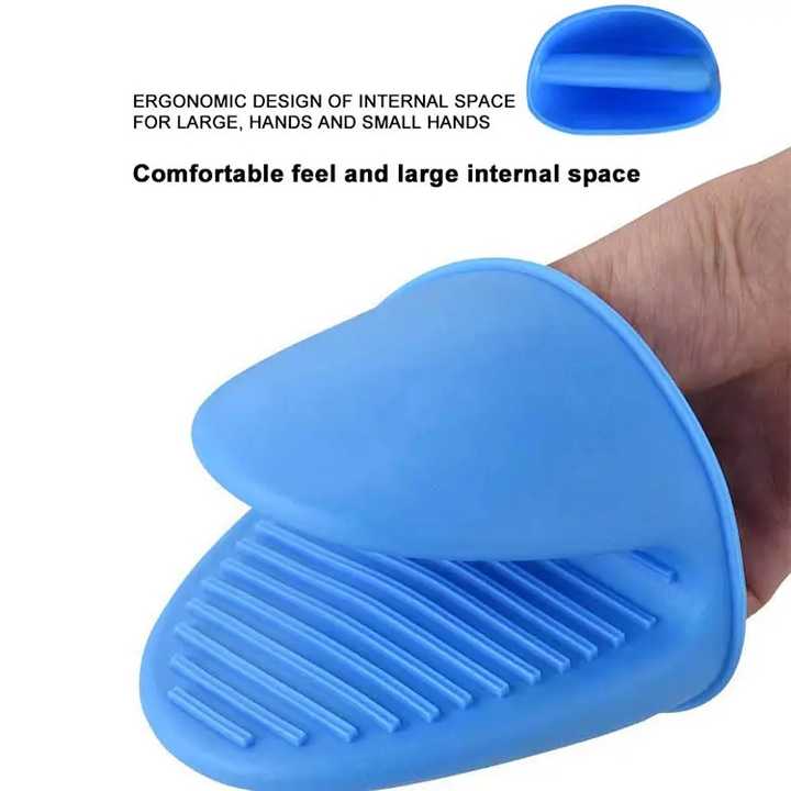 Hot Selling Colorful Safety Kitchen Silicone Oven Mitts silicone Pot Holder Oven Mitts Finger Protector