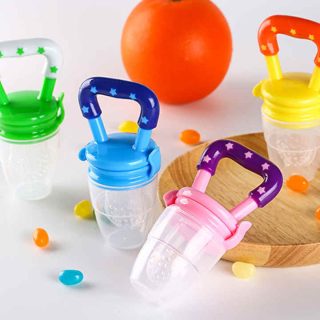 Hight Quality Silicone Baby fruit feeder Infant Teething Toy Baby Pacifier Feeder For Fruits Food Nibbler Feeder Baby Feeding Pacifier