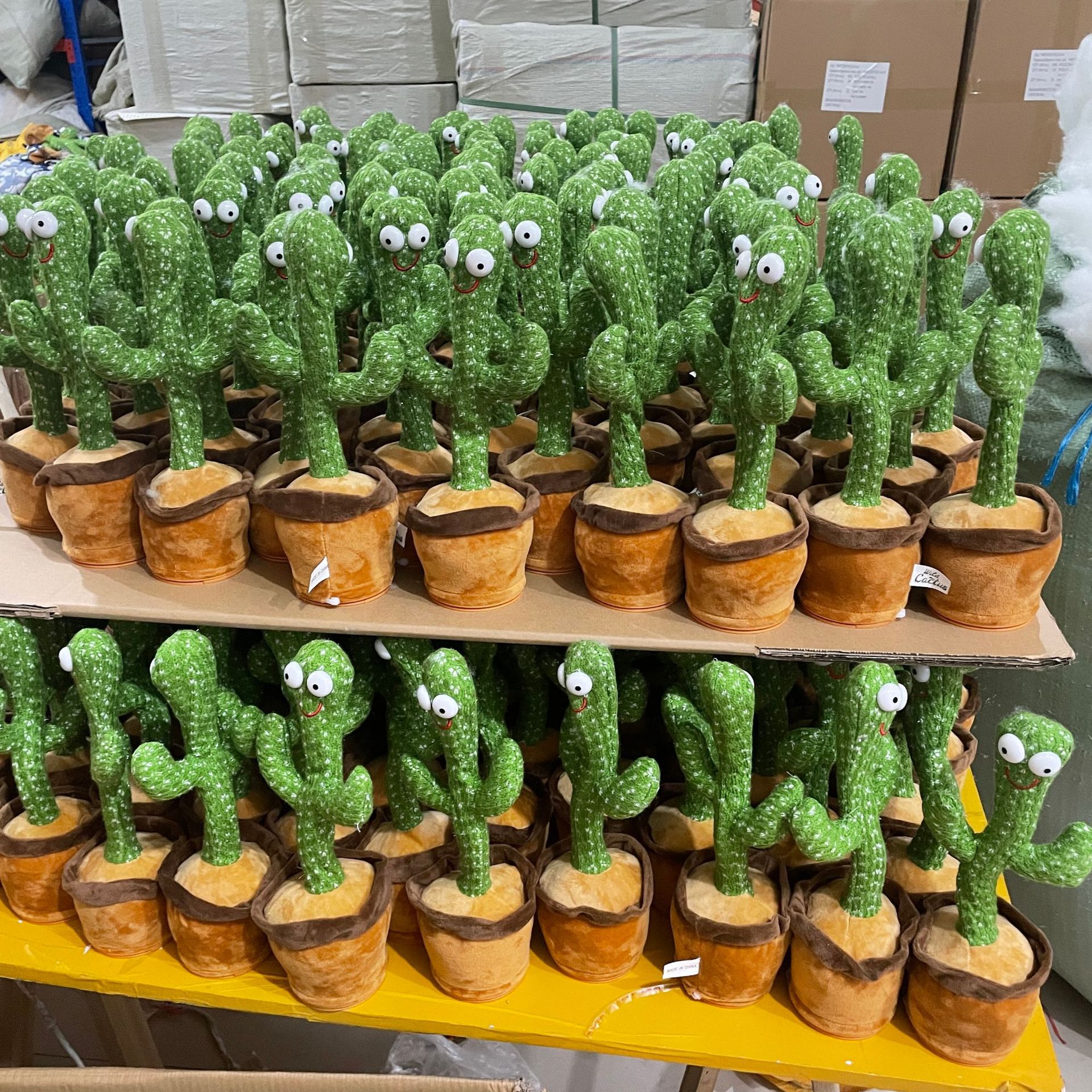 Hot Selling Electric Singing Dancing Saxophone Cactus Toys Recording Plush Toy Singing Dancing Cactus