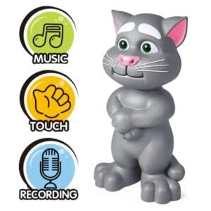 Electronic Pet Talking Toy Cat For Kids Multifunction & Features: This talking cat toys for kids is popular and easy to play