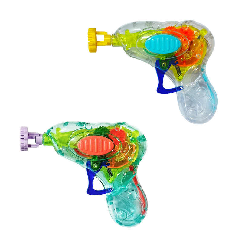 Handheld Bubble Gun Cartoon Bubble Machine Children's Hand Pressure Water Toy