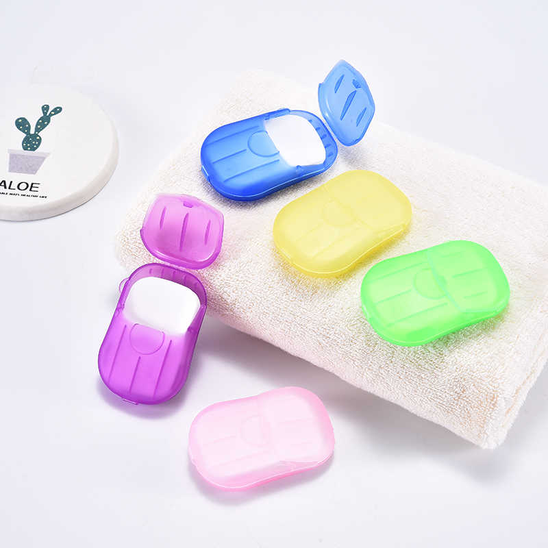 Selling Customized Packaging Travel Portable Washing hand Mini Disposable Paper Soap Sheets