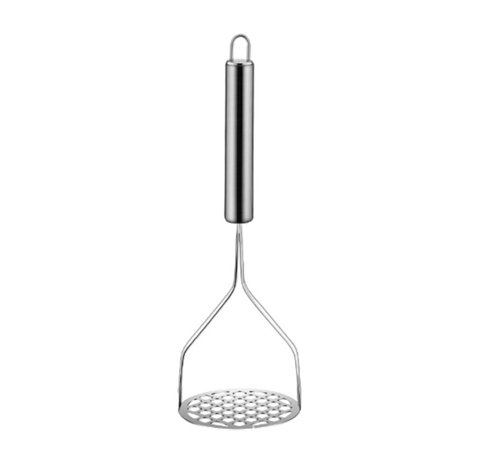 Durable Sturdy Duty Metal Pressed Vegetable Masher Potato Masher Machine Kitchen Utensils Mash Stainless Steel Potato Masher