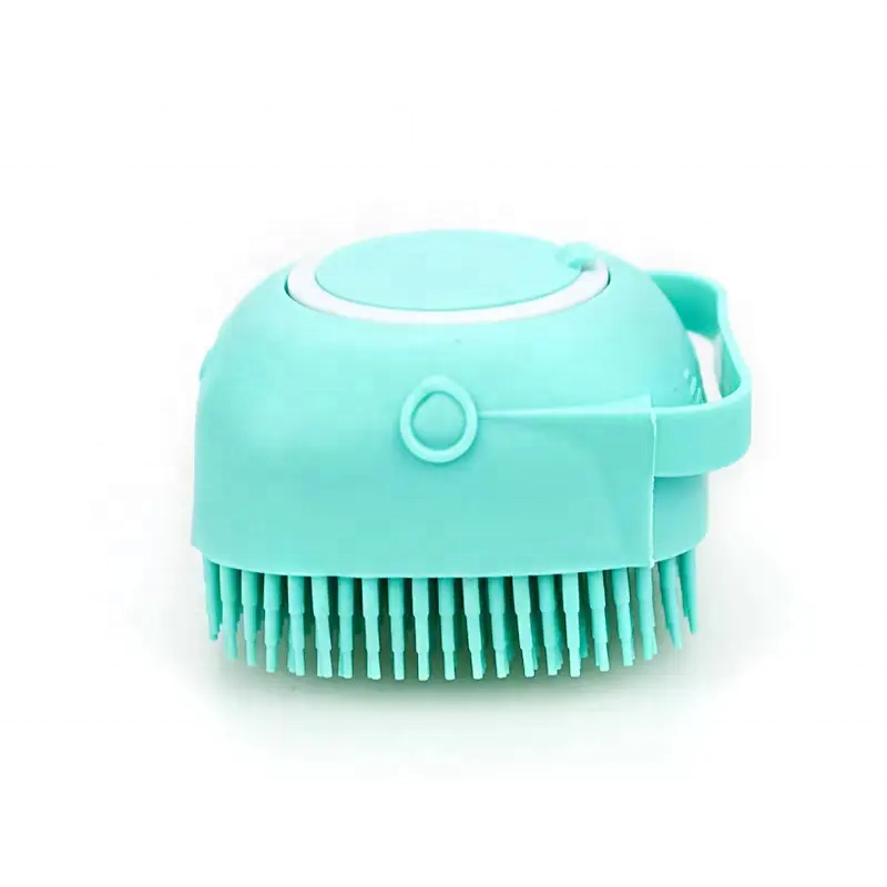 Pet Bathing Brush Dog Cat Soft Silicone Massager Grooming Shower Brush for Short Long Haired Dogs and Cats Washing