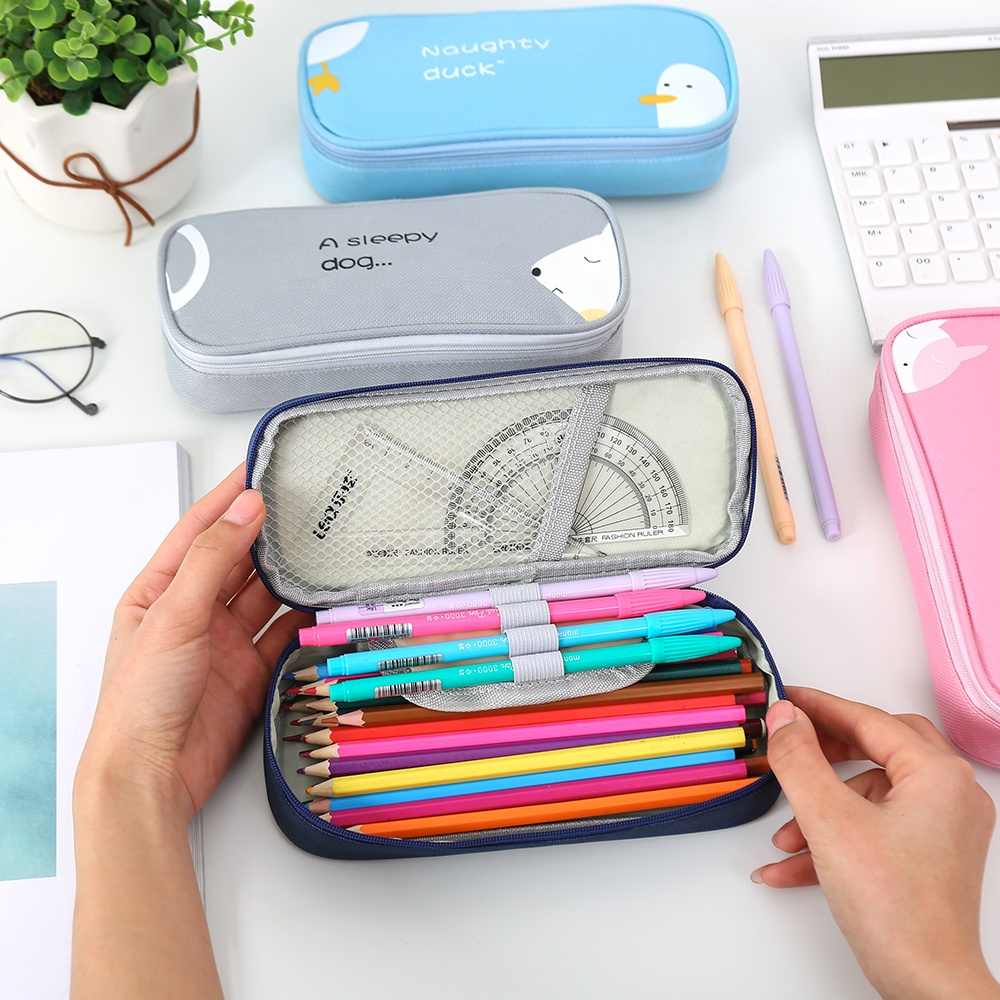 School Student Pen Stationeries Pencil Case waterproof pencil box as Pack for kids