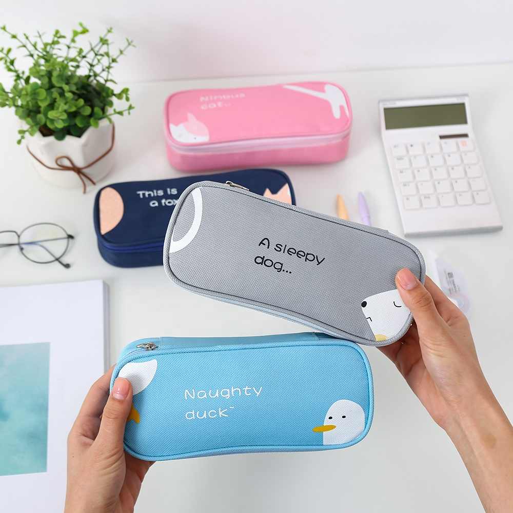 School Student Pen Stationeries Pencil Case waterproof pencil box as Pack for kids