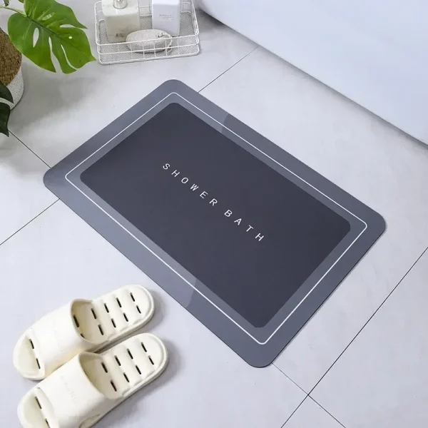 Absorbent Bathroom Bath Mat Anti-Slip Carpet Quick Drying Bath Mats Kitchen Entrance Doormats Home Floormat Bathtub Carpet - Image 6