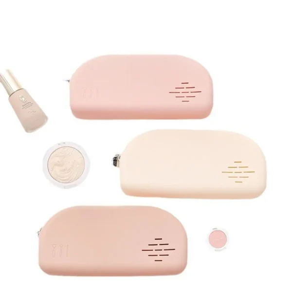 Silicone Makeup Brush Case Travel Waterproof Cosmetic Storage Bag Soft Sleek Makeup Storage Box Portable Makeup Tools Organizer - Image 2