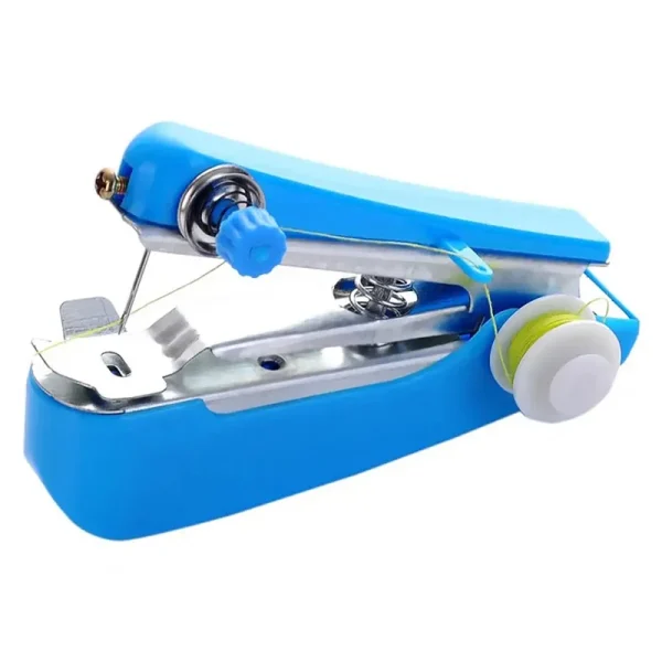 1 Set Mini Sewing Machine Fast Stitch Labor-saving Fabric Clothes Sewing Tools Handheld Portable Mini Manual Sewing Machine - Image 4